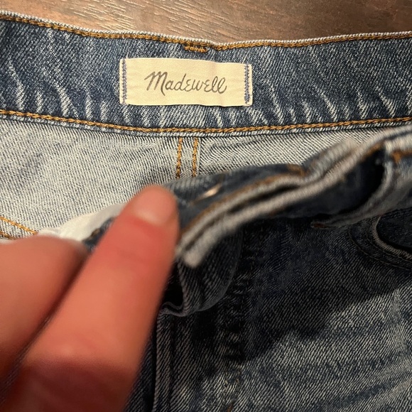 Madewell The Perfect Jean Short Blue size 25 - Picture 8 of 9